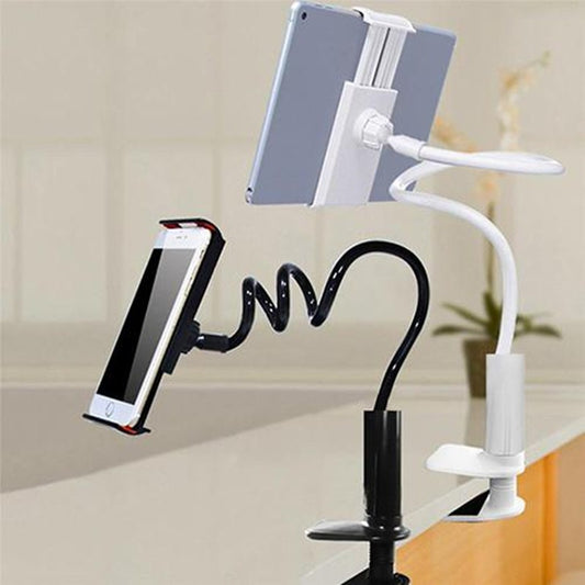 360° Rotating Adjustable Phone & Tablet Stand with Spiral Base – Hands-Free Desk Holder