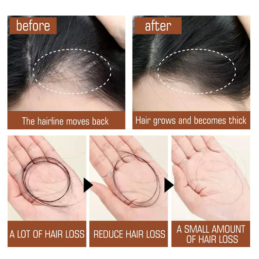 1: Batana hair oil applied to hair during routine
