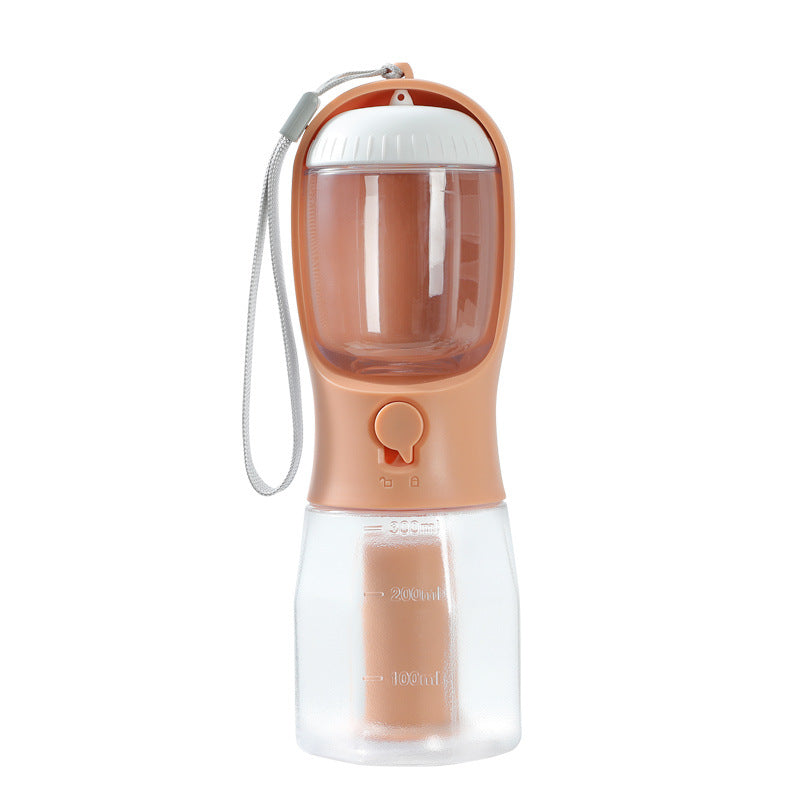 dog water bottle 3 in 1 portable pet feeder