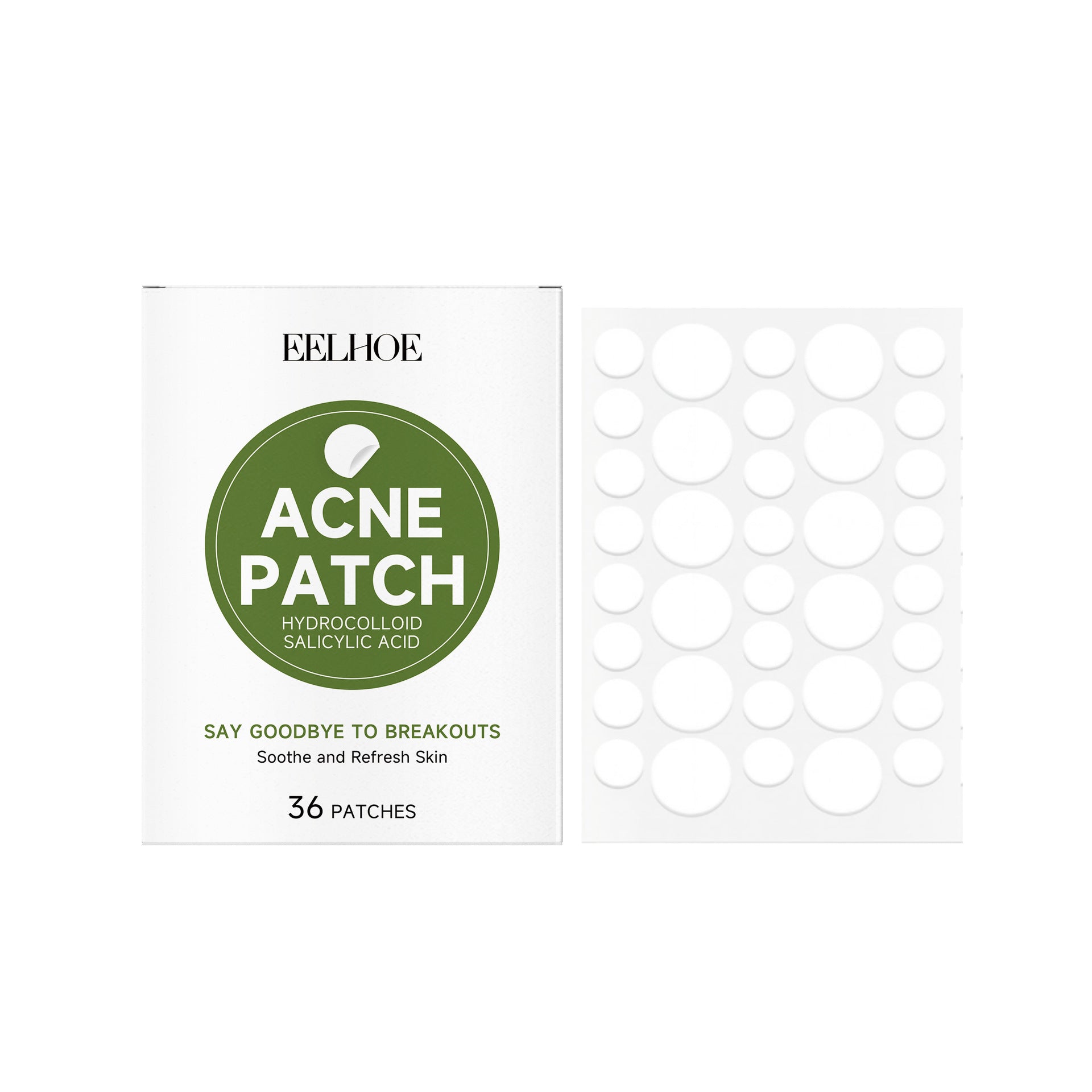Acne patches prepared for targeted spot care application  DENSITY CHECK