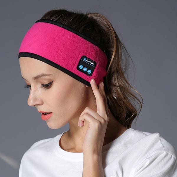 bluetooth headband worn during workout