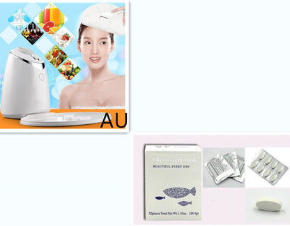 Face mask maker machine preparing DIY facial mask