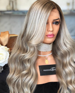 Long Middle-Part Wig | 65cm Natural-Look Style