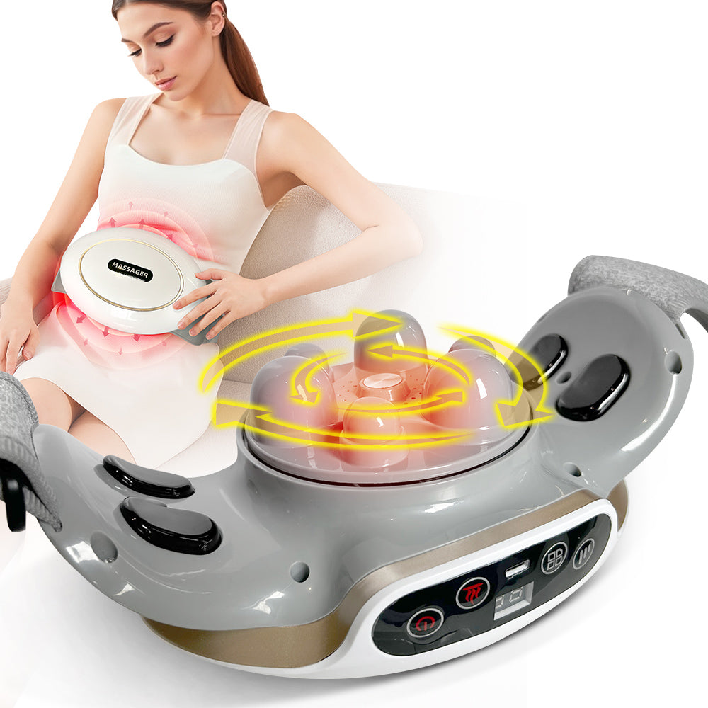 abdominal massager with heat therapy