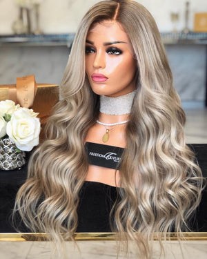 Long Middle-Part Wig | 65cm Natural-Look Style