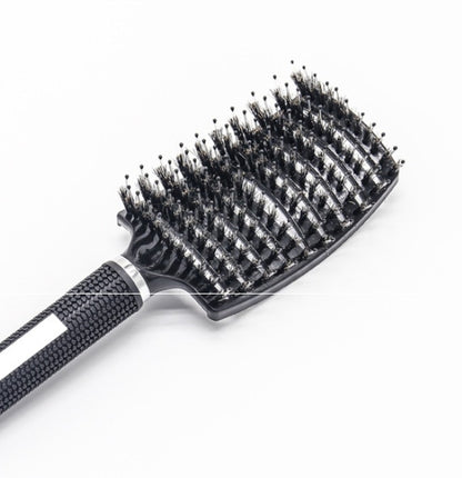 Detangling Hair Brush for Women – Anti-Knot Nylon Bristles with Scalp Massage for Wet & Dry Hair