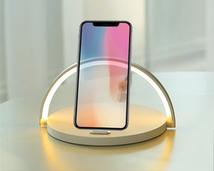 3-in-1 Wireless Charger, Bluetooth Speaker & Light