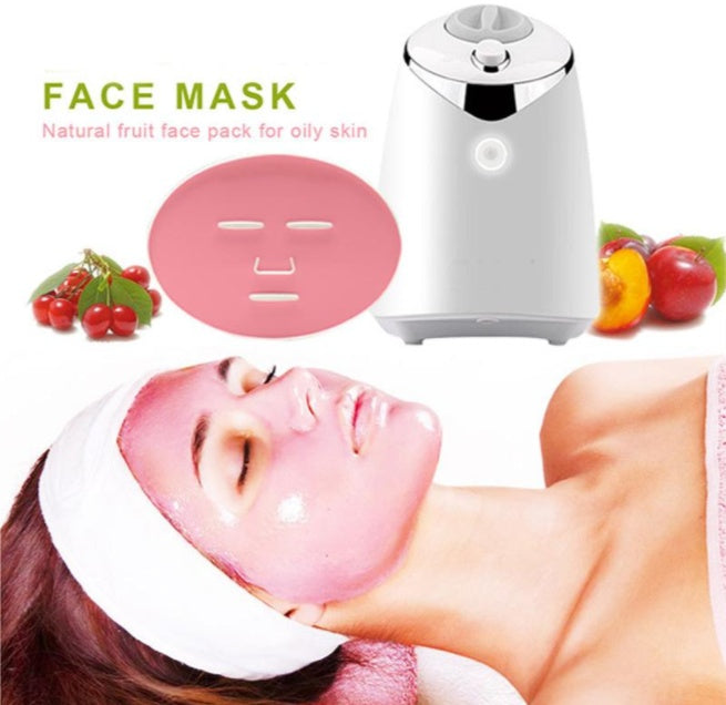 Face mask maker machine preparing DIY facial mask