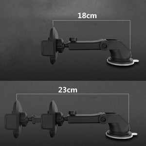 car phone holder telescopic dashboard suction cup mount