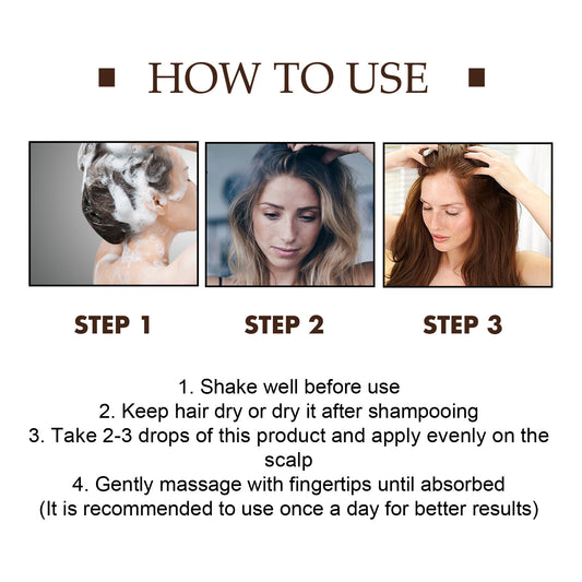 EELHOE Intense Hair Serum Moisturizing Hair Repair Hair Root Thickening Hairline Strengthening Hair Treatment