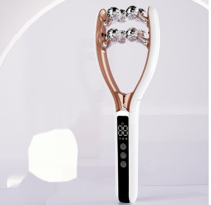 EMS face massager microcurrent V-Roller for skin lifting