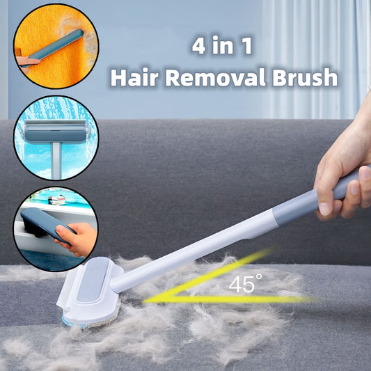 pet hair remover 4 in 1 brush design closeup