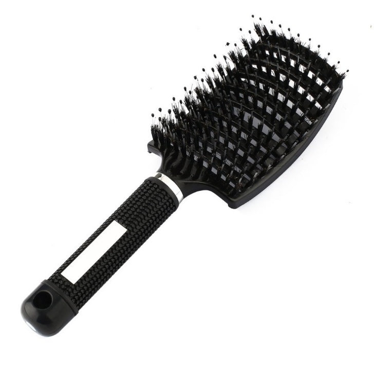 Detangling Hair Brush for Women – Anti-Knot Nylon Bristles with Scalp Massage for Wet & Dry Hair