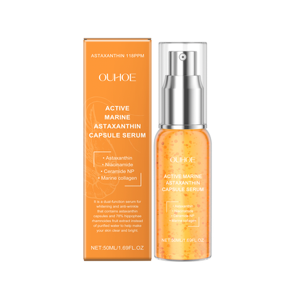 OUHOE Astaxanthin Facial Essence – Hydrating, Brightening & Anti-Aging Treatment