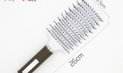 Detangling Hair Brush for Women – Anti-Knot Nylon Bristles with Scalp Massage for Wet & Dry Hair