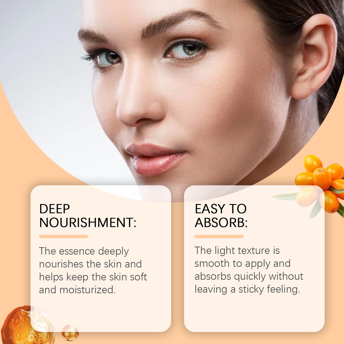 OUHOE Astaxanthin Facial Essence – Hydrating, Brightening & Anti-Aging Treatment