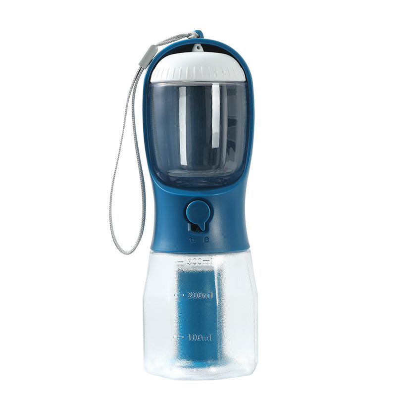 dog water bottle 3 in 1 portable pet feeder