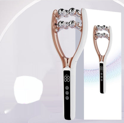 EMS face massager microcurrent V-Roller for skin lifting