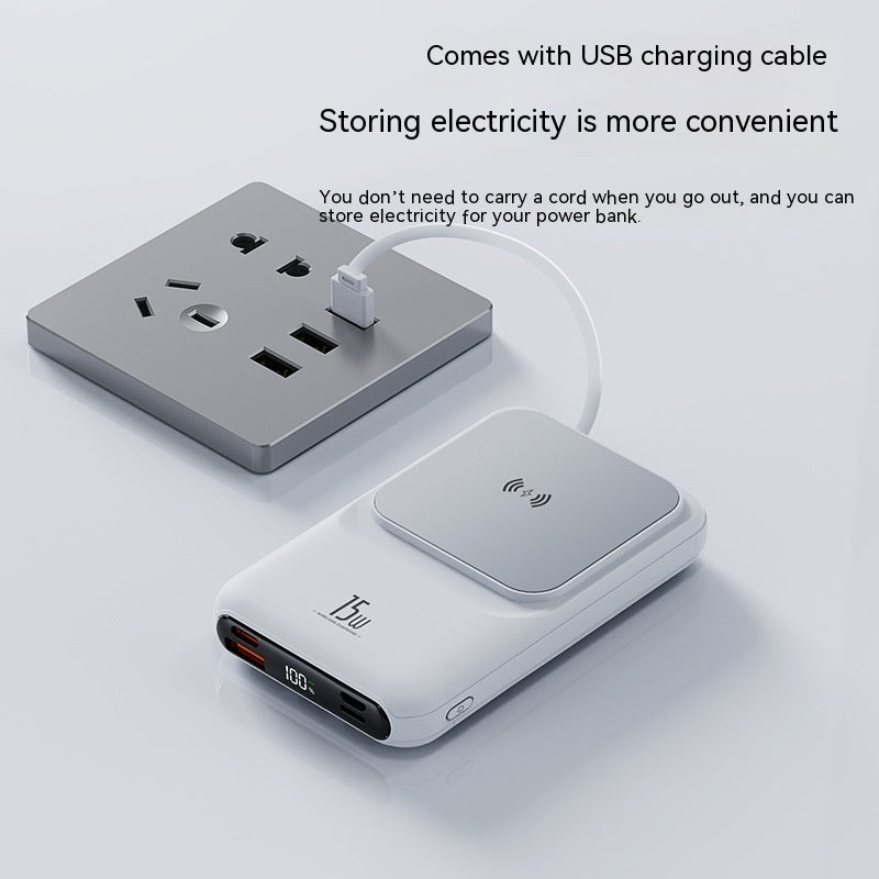 magnetic wireless power bank 10000mAh