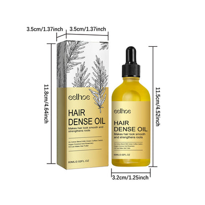 EELHOE Rosemary Hair Treatment Oil for Dry & Frizzy Hair – Scalp Cleansing, Deep Conditioning, Volumizing & Smoothing Repair Formula