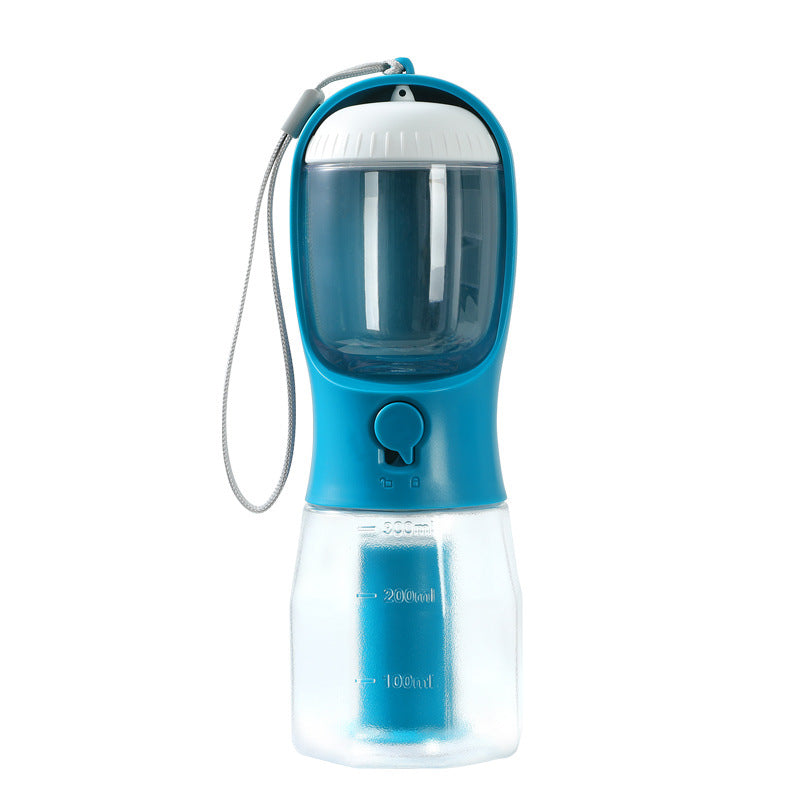 dog water bottle 3 in 1 portable pet feeder