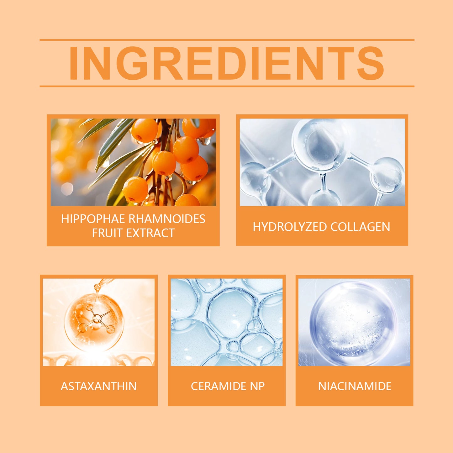 OUHOE Astaxanthin Facial Essence – Hydrating, Brightening & Anti-Aging Treatment