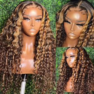 Water Wave Lace Front Human Hair Wig