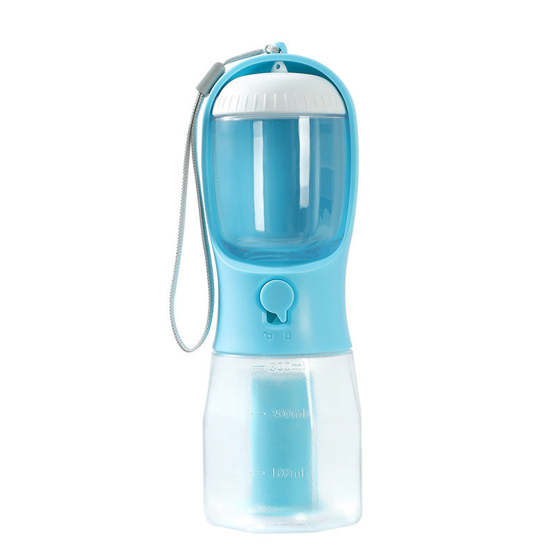 dog water bottle 3 in 1 portable pet feeder