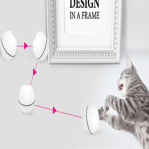 interactive cat toy ball LED rolling laser rechargeable USB pet toy