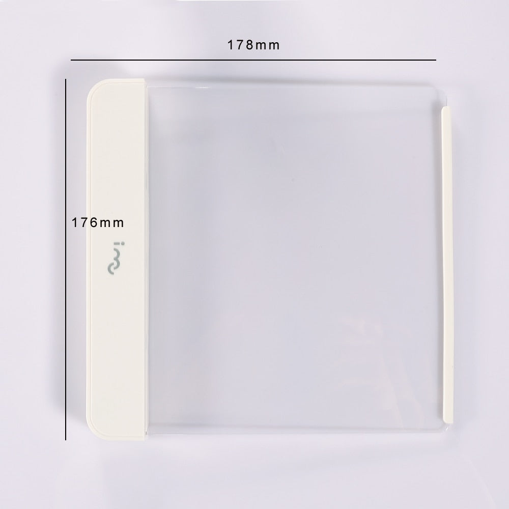 Dimmable LED reading lamp illuminating an open book for comfortable night reading