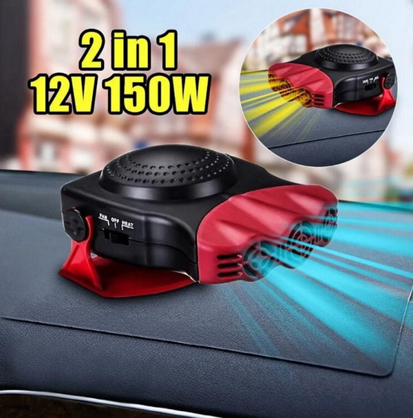car windshield defroster 12V heating cooling fan