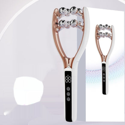 EMS face massager microcurrent V-Roller for skin lifting