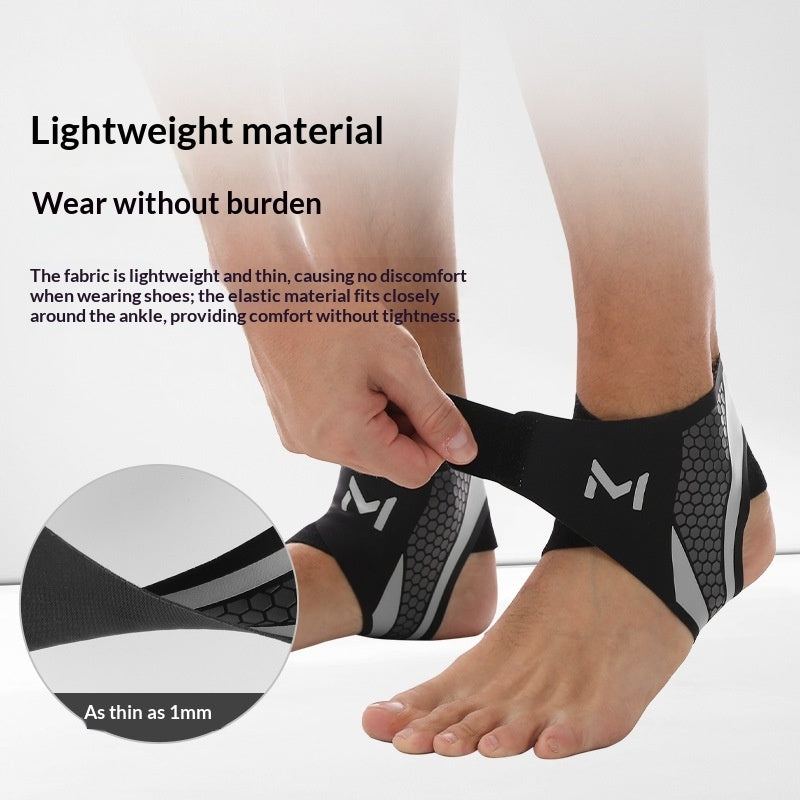 Ankle Support compression foot sleeve brace with lightweight material for comfort and stability during activities.
