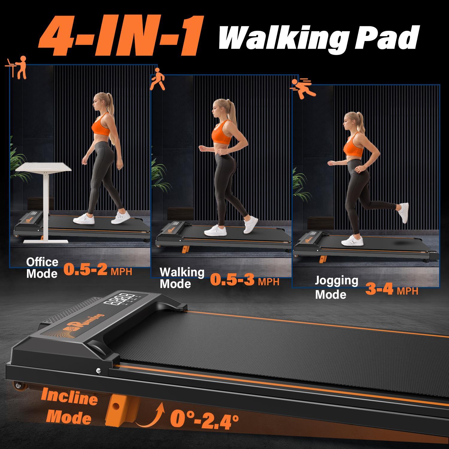 incline treadmill in use at home workout area