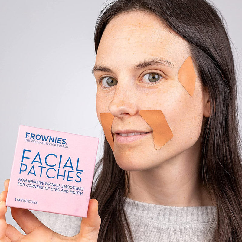Wrinkle patches prepared for forehead skincare wear