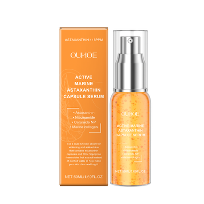 OUHOE Astaxanthin Facial Essence – Hydrating, Brightening & Anti-Aging Treatment