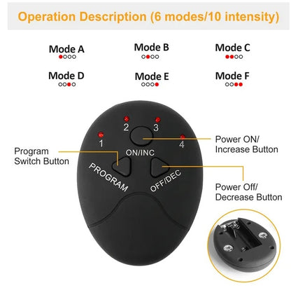 EMS Foot Massage Pad Electric Stimulator Massager Unit Leg