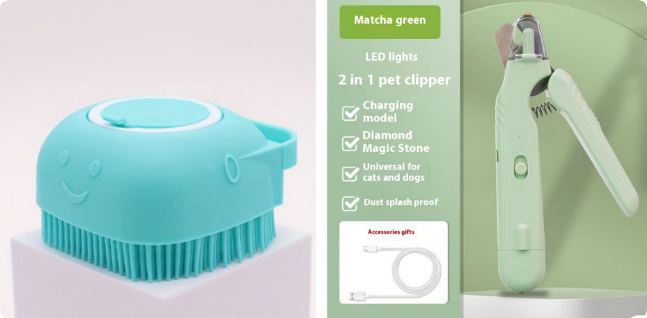 pet nail grinder in use trimming pet nails