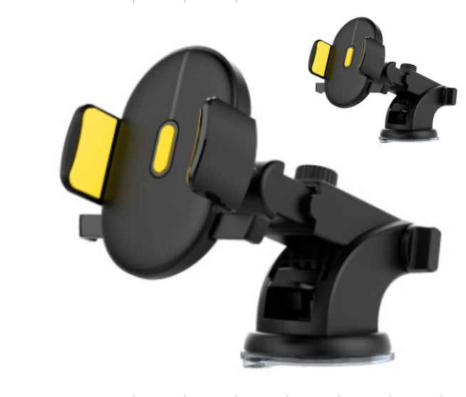 car phone holder telescopic dashboard suction mount