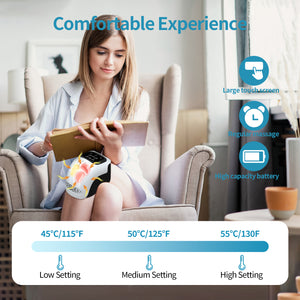 Heating Knee Massager with Kneading and Infrared Relief