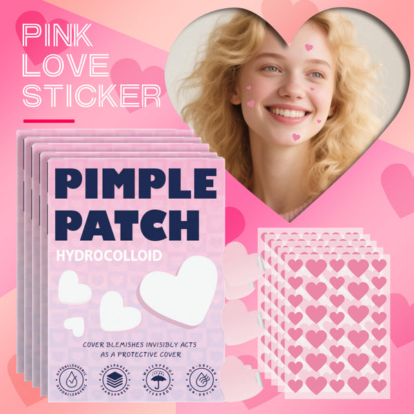 Pimple patch applied during daily facial skincare routine