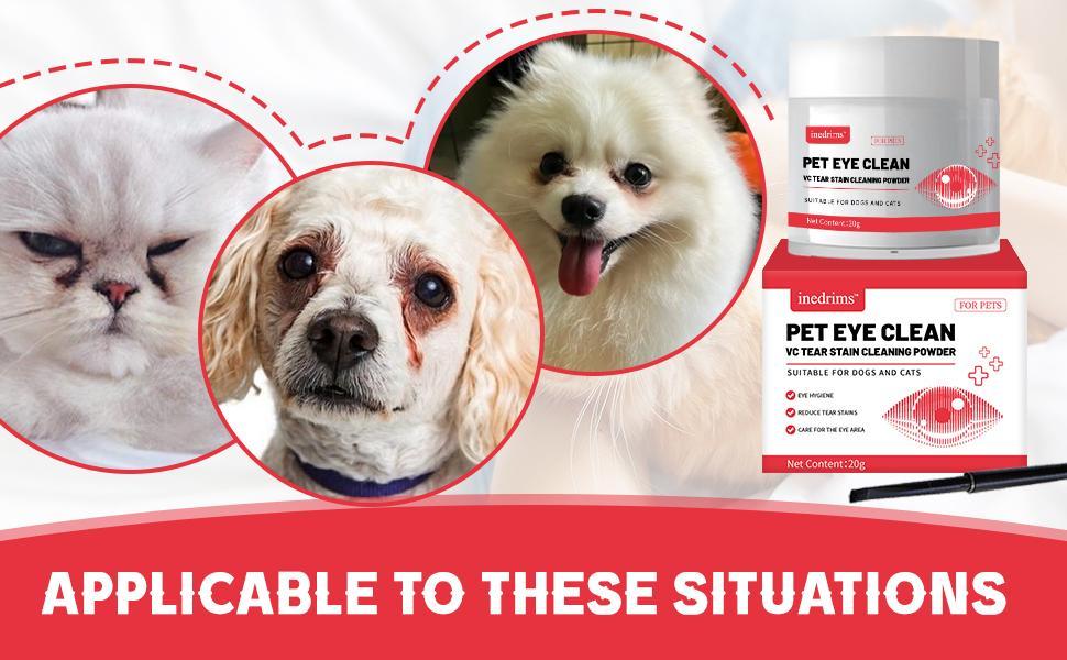 pet tear stain remover powder eye brightening