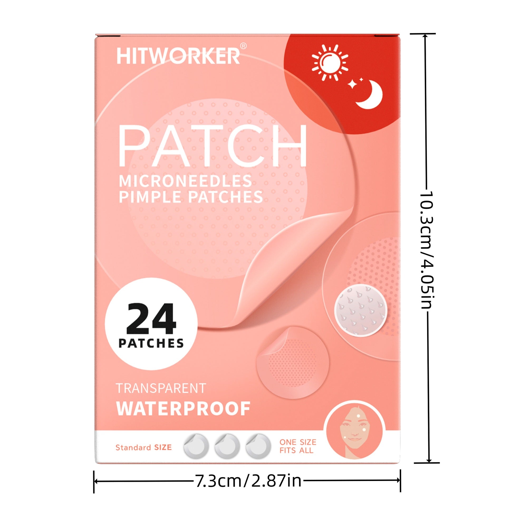 Pimple patches prepared for gentle targeted spot care
