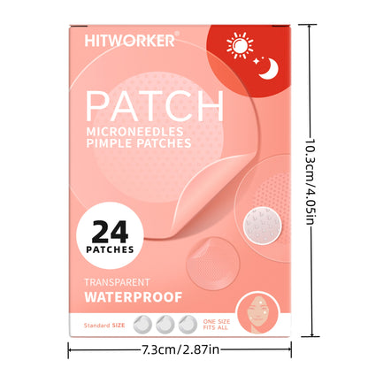 Pimple patches prepared for gentle targeted spot care