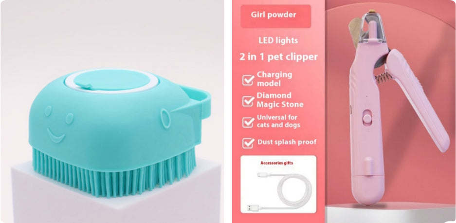 pet nail grinder in use trimming pet nails