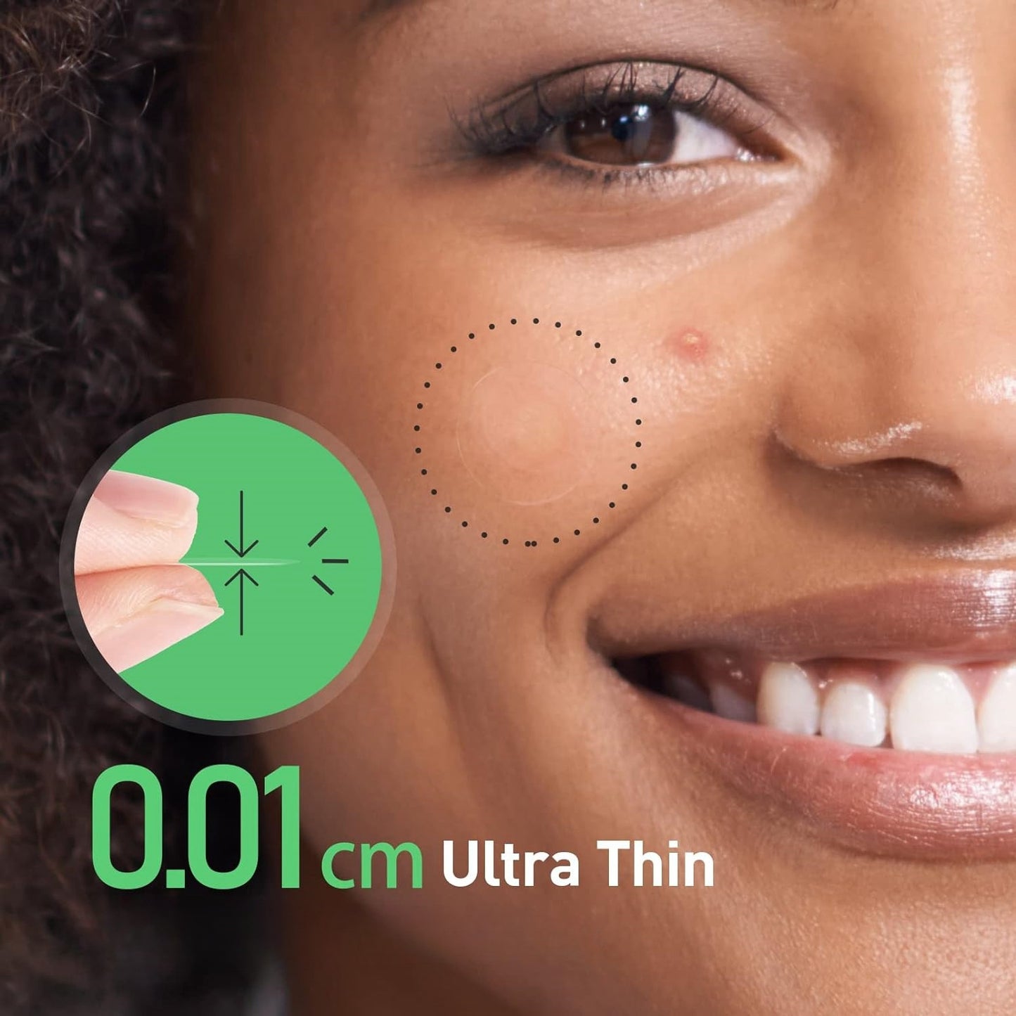 Pimple patches displayed closely with beauty care essentials