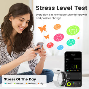 Smart Health & Fitness Tracking Ring