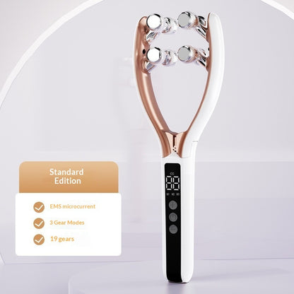 EMS face massager microcurrent V-Roller for skin lifting