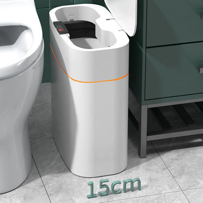 Smart trash can showing sensor lid design