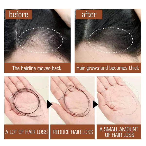 1: Batana hair oil applied to hair during routine
